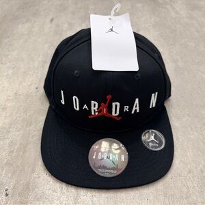 Little Kids Jordan Jumpman Air Snapback Black Hat NWT Youth Cap